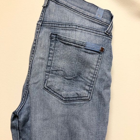 7 For All Mankind Gwenevere High Rise Skinny Jeans - Picture 2 of 3